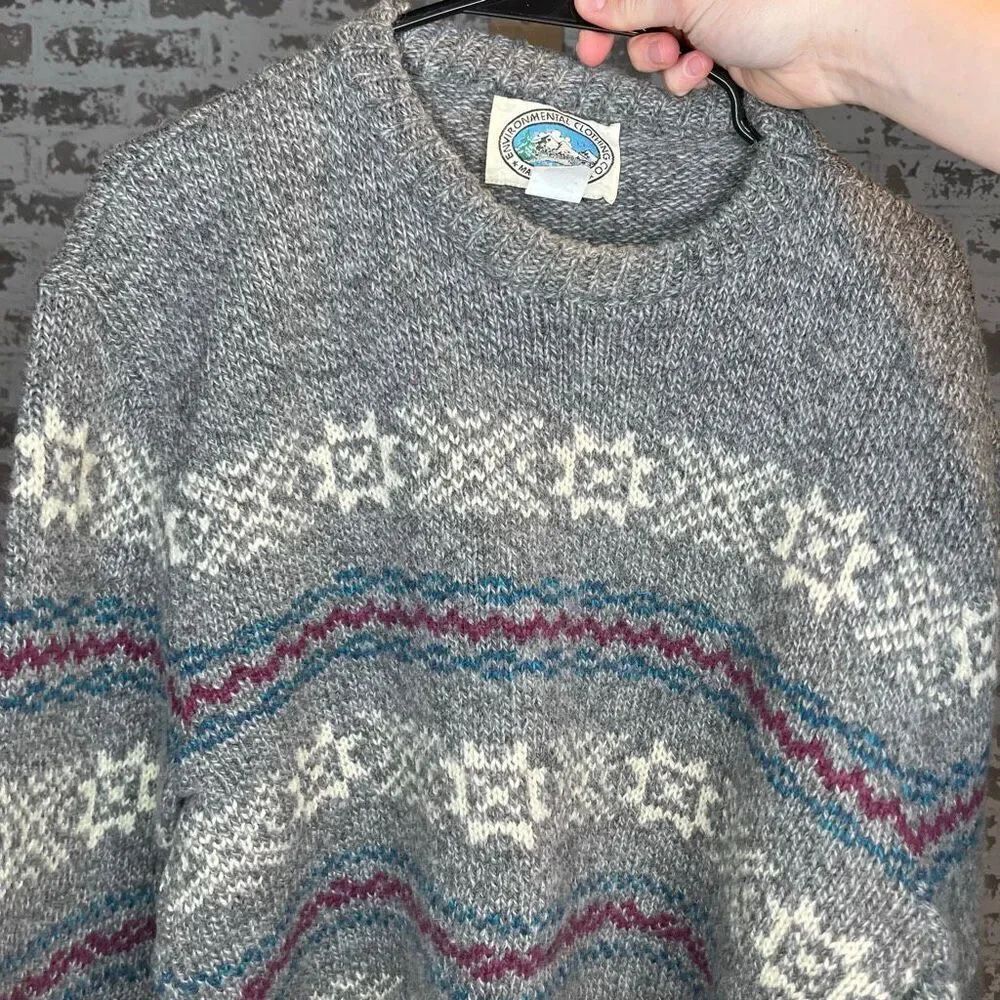 Environmental clothing co | women wool blend vintage sweater